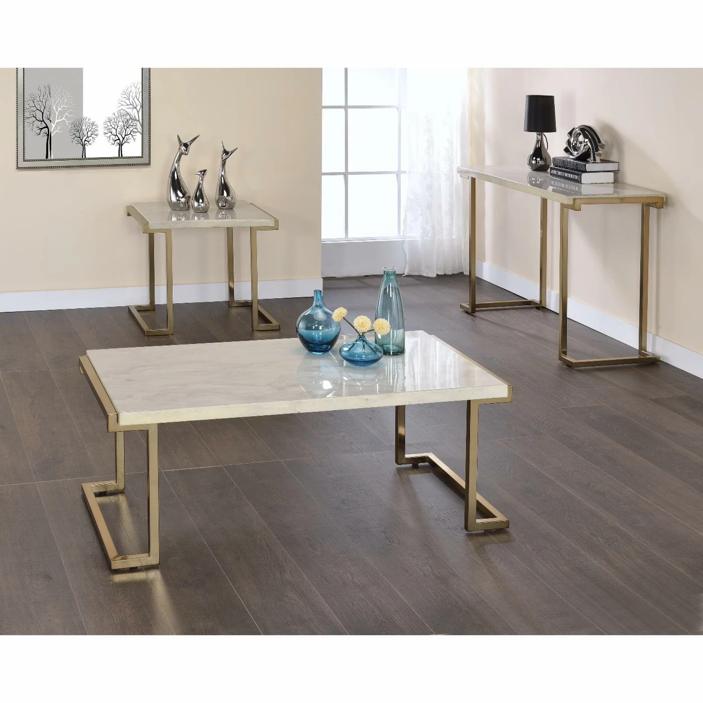 Buy π Acme Furniture Rectangle ACME Boice II Sofa Table π - Image 4