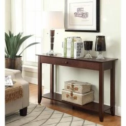 Buy 💯 Wood Convenience Concepts American Heritage Console Table 🥰 13 Buy 💯 Wood Convenience Concepts American Heritage Console Table 🥰 -Convenience Concepts Shop detail2CONV103
