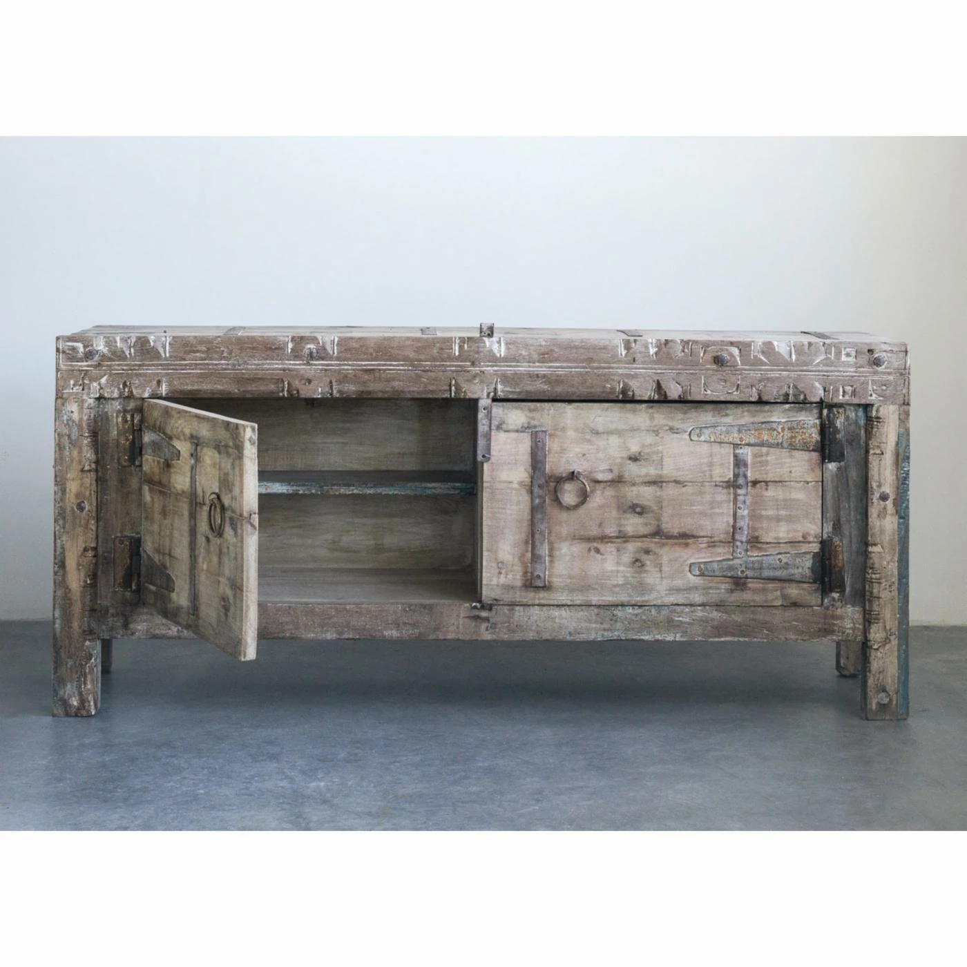 Discount βοΈ 3R Studios Wood And Metal Console With Shelves π€© - Image 4