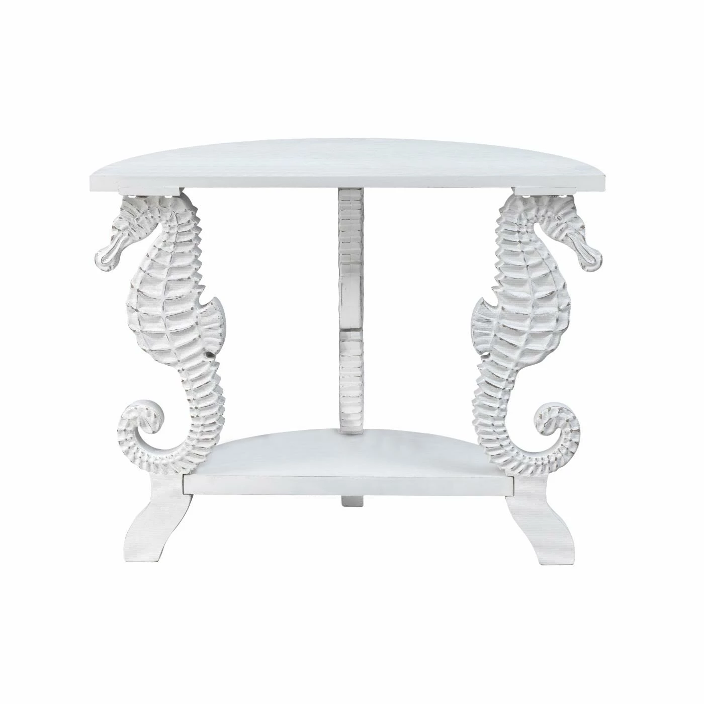 Buy ๐ Wood Coast To Coast Wonders Of The Sea Demilune Console Table โ - Image 4