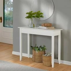 Deals 🎉 Wood Camaflexi Shaker Style Console Table ✨ -Convenience Concepts Shop detail2ECOF151