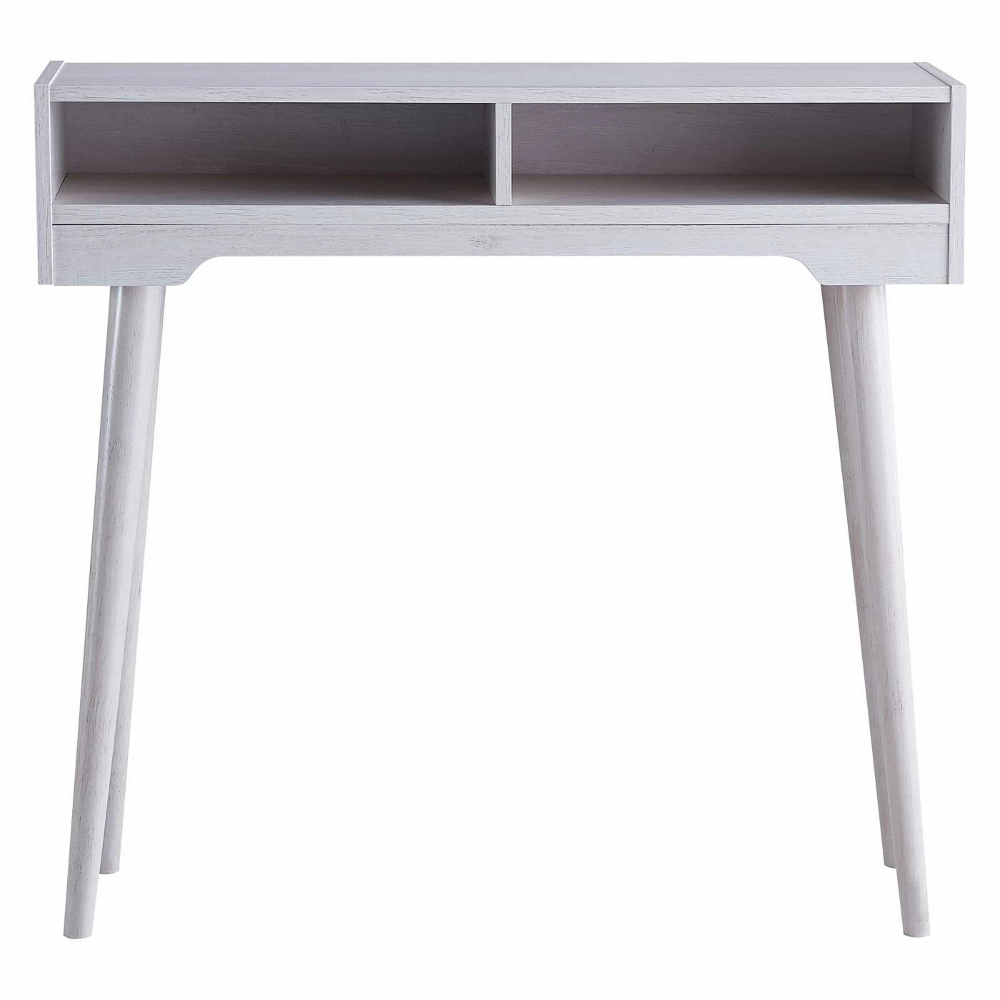 Brand new π Wood Furniture Of America Funkhouser Mid-Century 2-Shelf Console Table - Weathered Walnut π₯ - Image 4