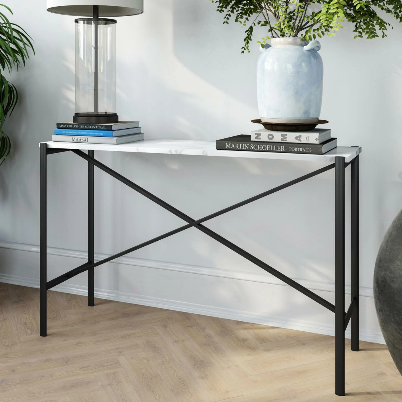 Best deal π Hudson & Canal Metal Hudson & Canal Braxton Console Table π - Image 4