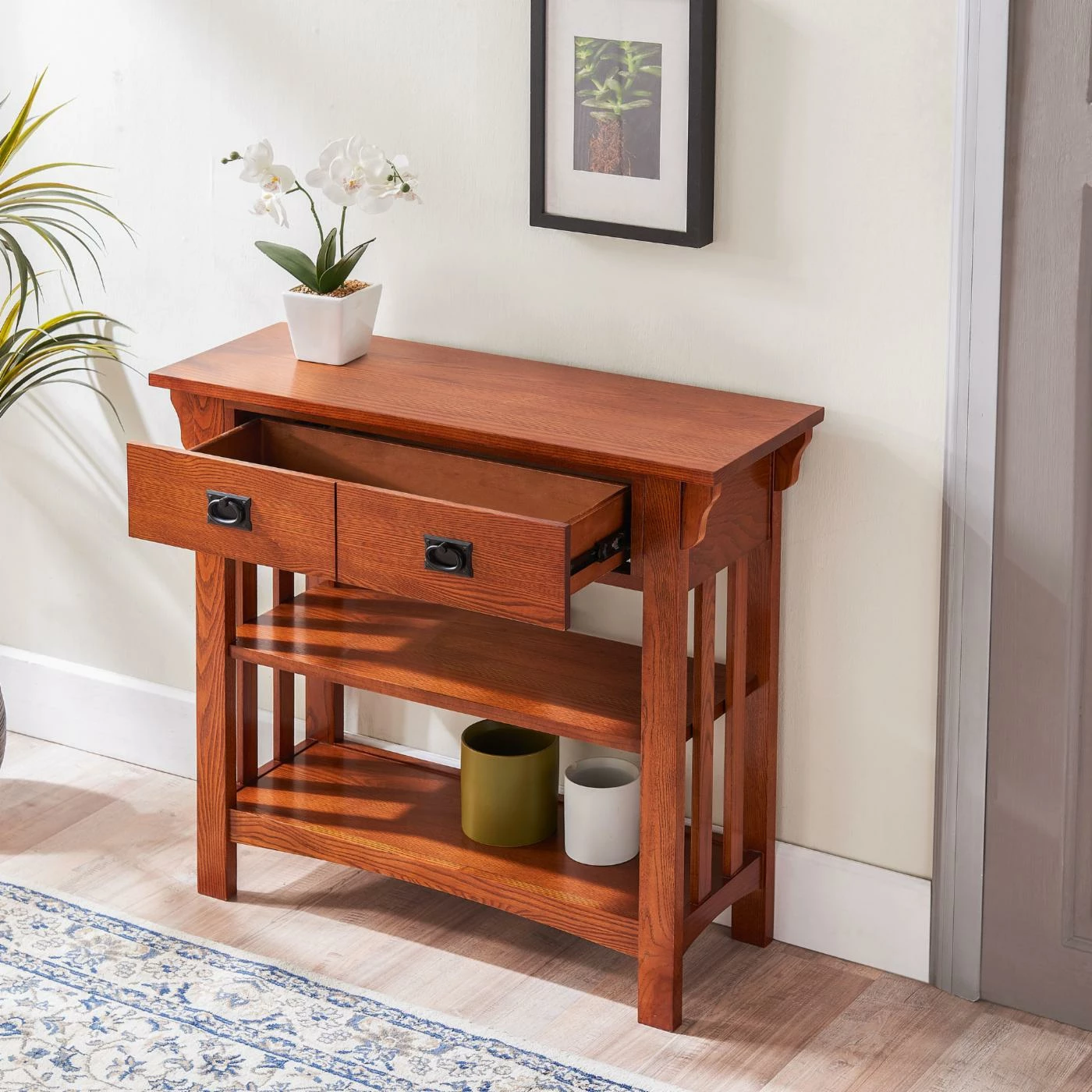 Promo π Wood Leick Home Mission Console Table π₯ - Image 4