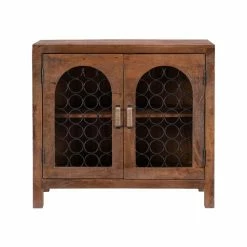 Wholesale ✨ Metal Powell Cabarras 2-Door Console - Brown 🛒 11 Wholesale ✨ Metal Powell Cabarras 2-Door Console - Brown 🛒 -Convenience Concepts Shop detail2LHD2455