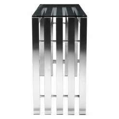 New ๐ฅฐ Pangea Home Vlad Console Brushed Metal ๐ฏ 8 New ๐ฅฐ Pangea Home Vlad Console Brushed Metal ๐ฏ -Convenience Concepts Shop detail2PANG495