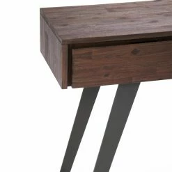 Best Pirce 😀 HN Home Utzon Mid-Century Modern Acacia Wood And Metal Console Table 👏 11 Best Pirce 😀 HN Home Utzon Mid-Century Modern Acacia Wood And Metal Console Table 👏 -Convenience Concepts Shop detail2SIMP1133