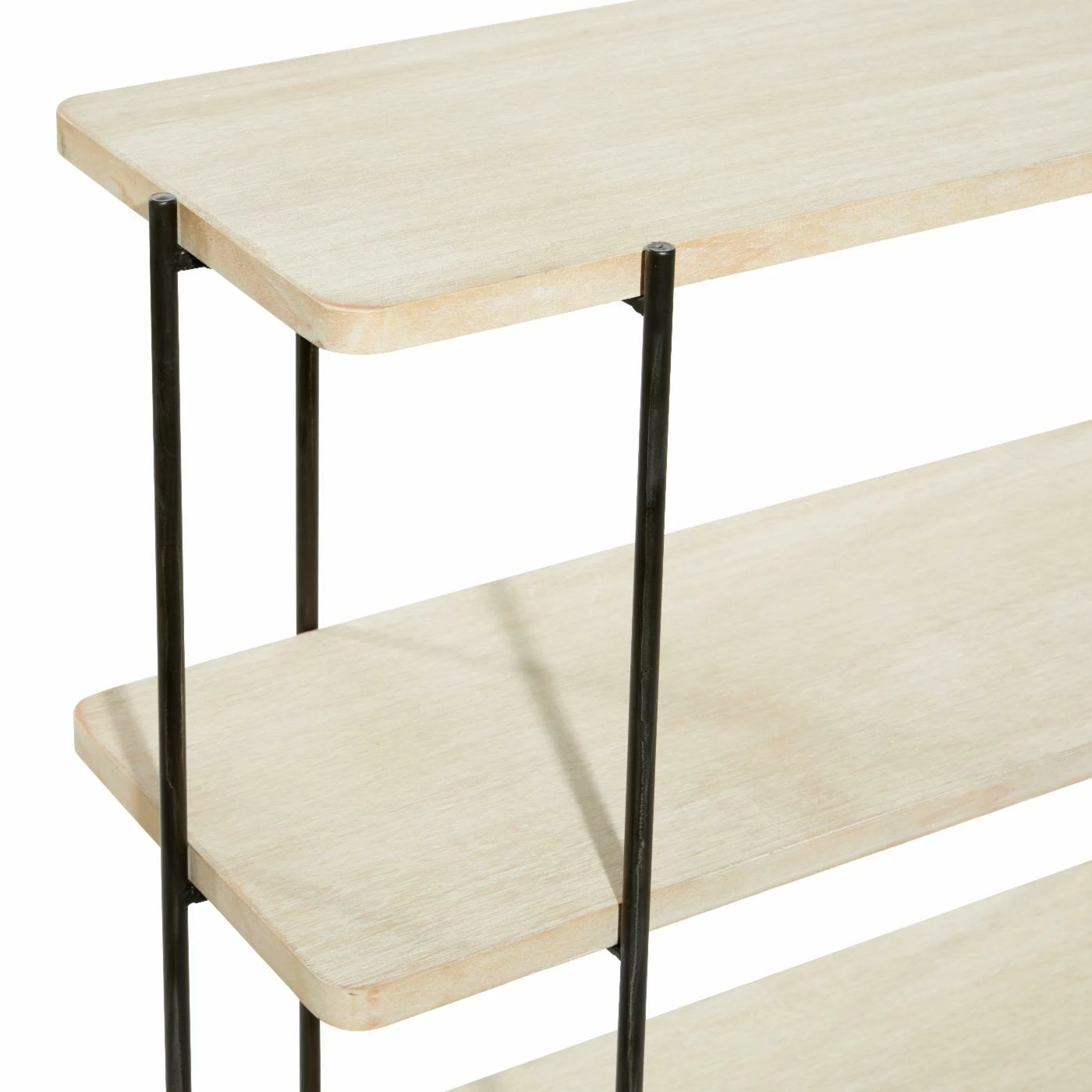 Discount π Metal DecMode 3 Tier Open Shelving Console Table β¨ - Image 4