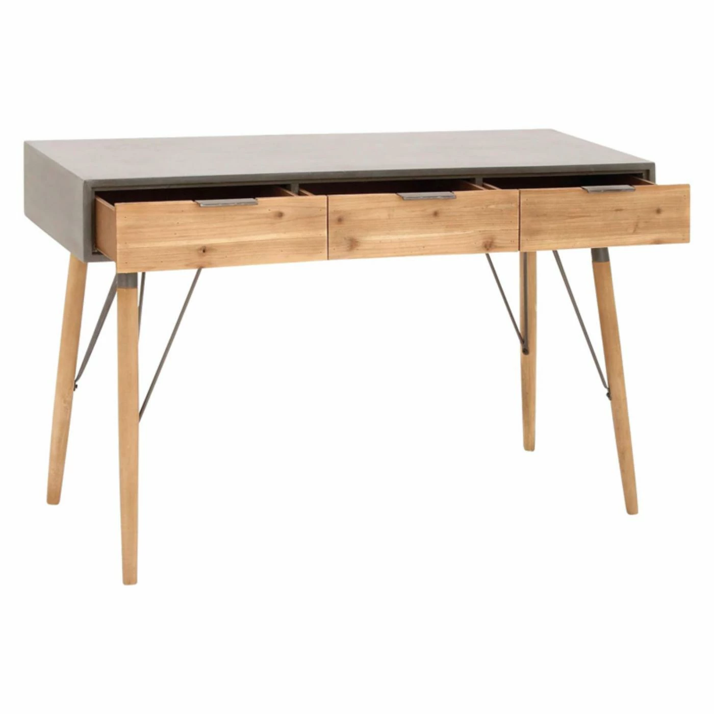 Cheap π DecMode Two-Tone Wooden Console Table π - Image 4