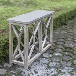 Hot Sale 🔥 Wood Uttermost Catali Ivory Stone Console Table ✨ 11 Hot Sale 🔥 Wood Uttermost Catali Ivory Stone Console Table ✨ -Convenience Concepts Shop detail2UMC8264