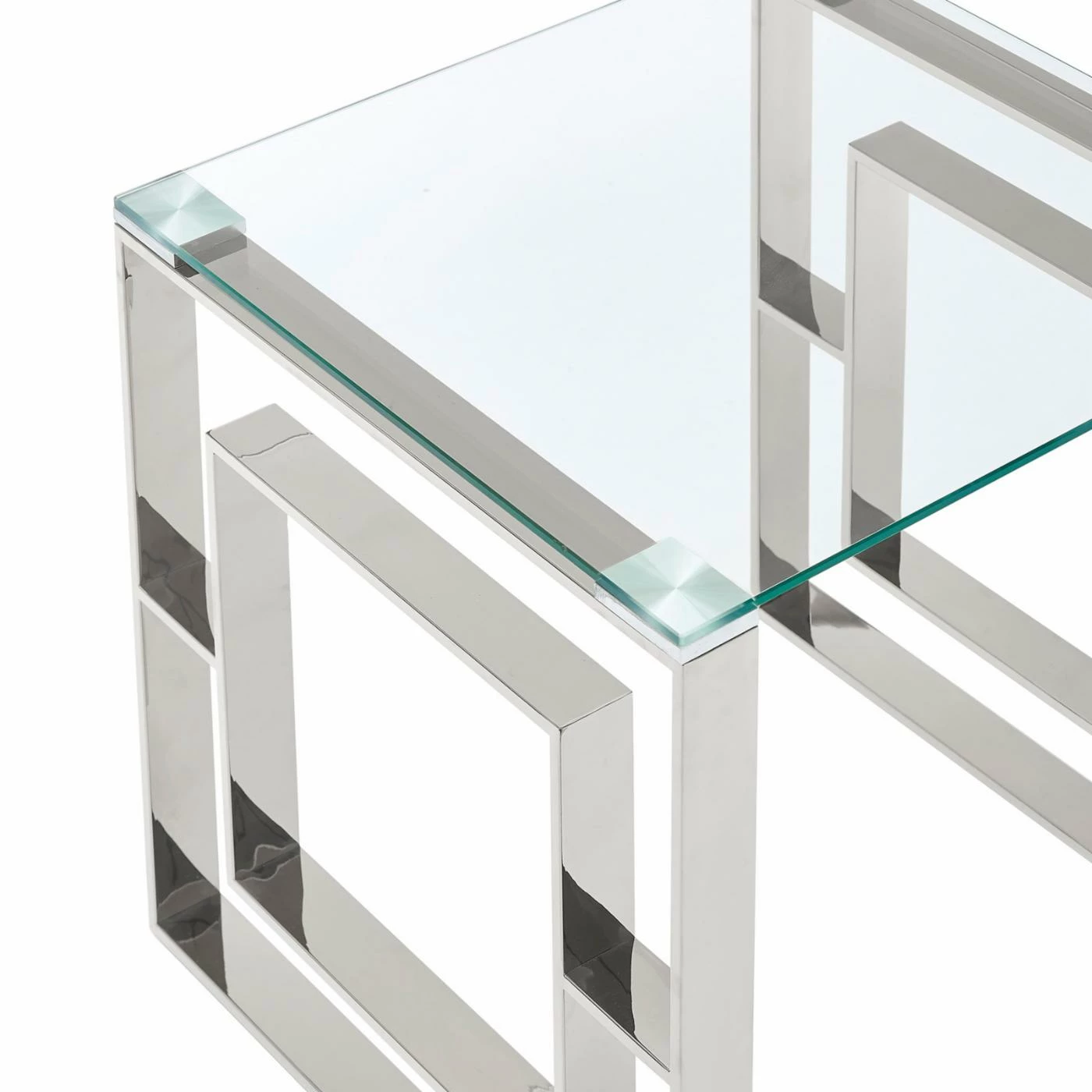Discount ๐ Metal !nspire Stainless Steel Block Design Console Table โ - Image 4