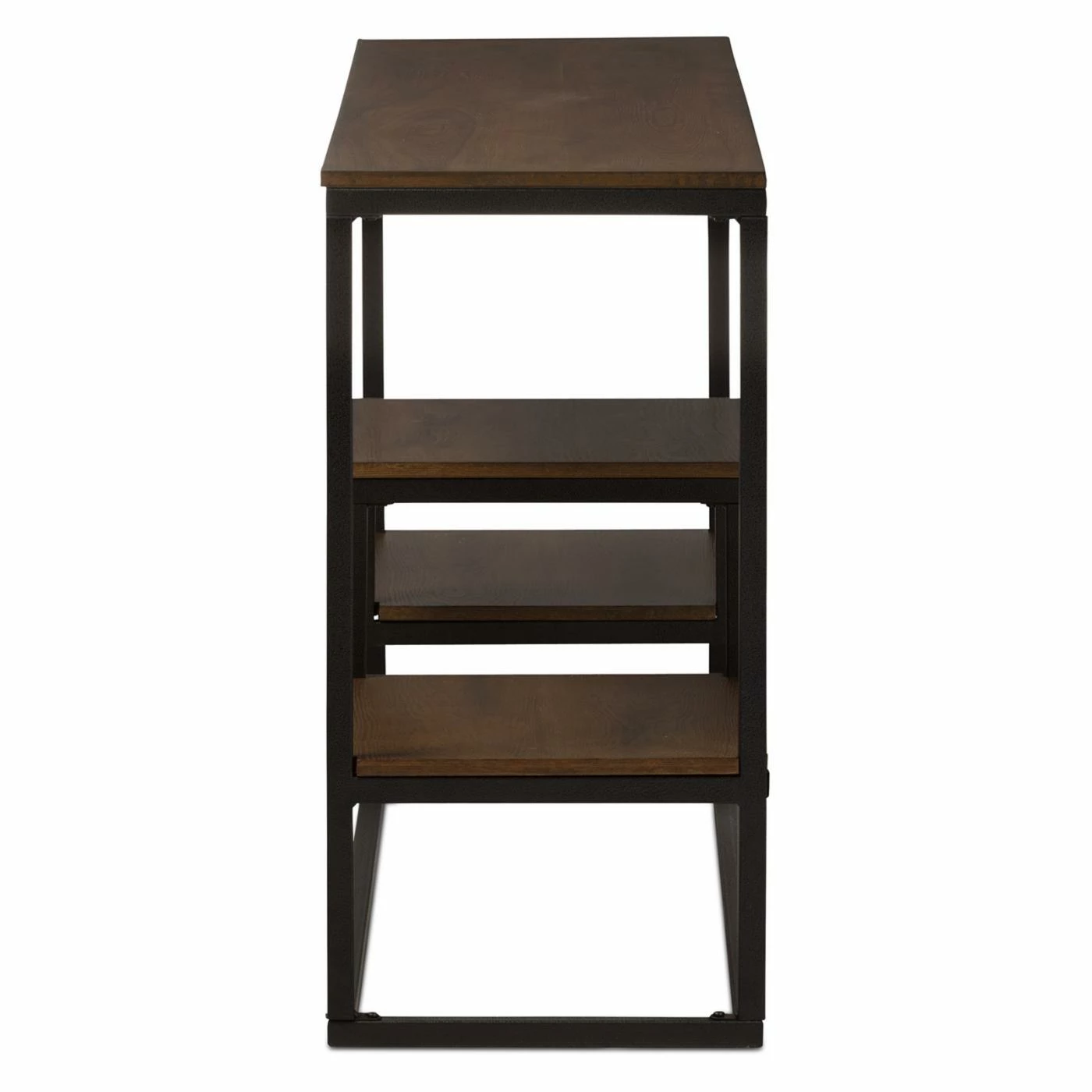 Flash Sale ๐ Baxton Studio Doreen Rustic Antique Black Textured Industrial Metal And Distressed Wood Console Table ๐ 4 Flash Sale ๐ Baxton Studio Doreen Rustic Antique Black Textured Industrial Metal And Distressed Wood Console Table ๐ - Image 4