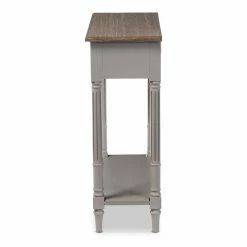 Flash Sale ๐ Wood HN Home Roundhill Coastal Console Table With Drawer ๐ 7 Flash Sale ๐ Wood HN Home Roundhill Coastal Console Table With Drawer ๐ -Convenience Concepts Shop detail2WSI3410