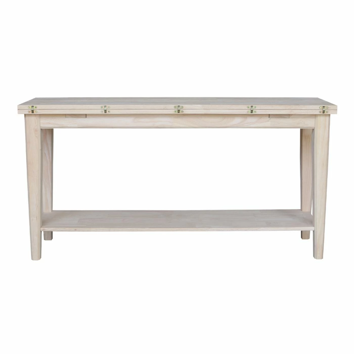 Best Pirce π Wood International Concepts Prevail Flip Open Console/Sofa Table - Unfinished π - Image 3