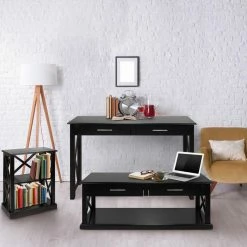 Cheap 😀 Rectangle Casual Home Bay View Console Table ⭐ -Convenience Concepts Shop detail2YSC319
