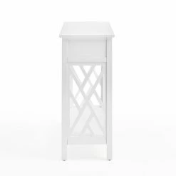 Buy 💯 Alaterre Furniture Coventry Wood Entryway/Console/Sofa Table With Drawer And Shelf - White 🎁 12 Buy 💯 Alaterre Furniture Coventry Wood Entryway/Console/Sofa Table With Drawer And Shelf - White 🎁 -Convenience Concepts Shop detail3ASR10018