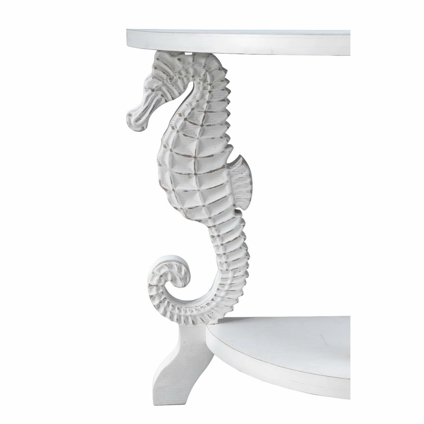 Buy ๐ Wood Coast To Coast Wonders Of The Sea Demilune Console Table โ - Image 6