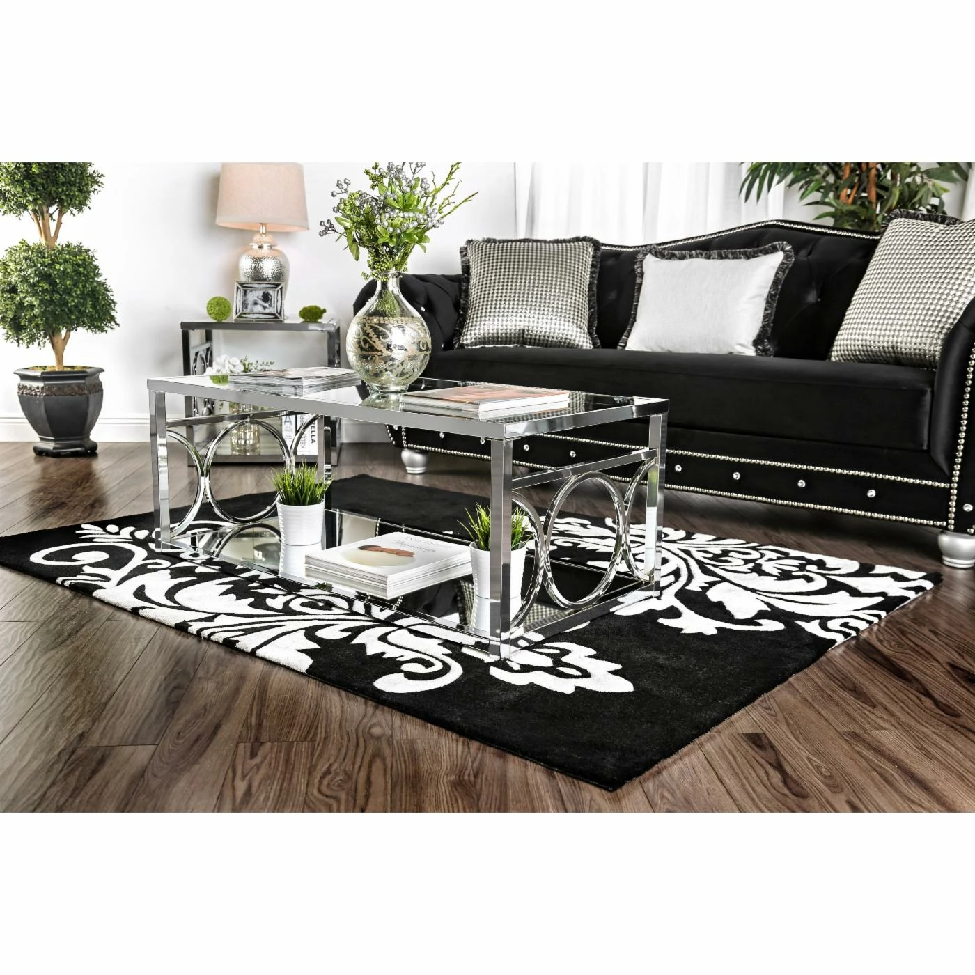 Brand new 👏 Metal Furniture Of America Nadya Circle Accented Sofa Table ⭐ - Image 6