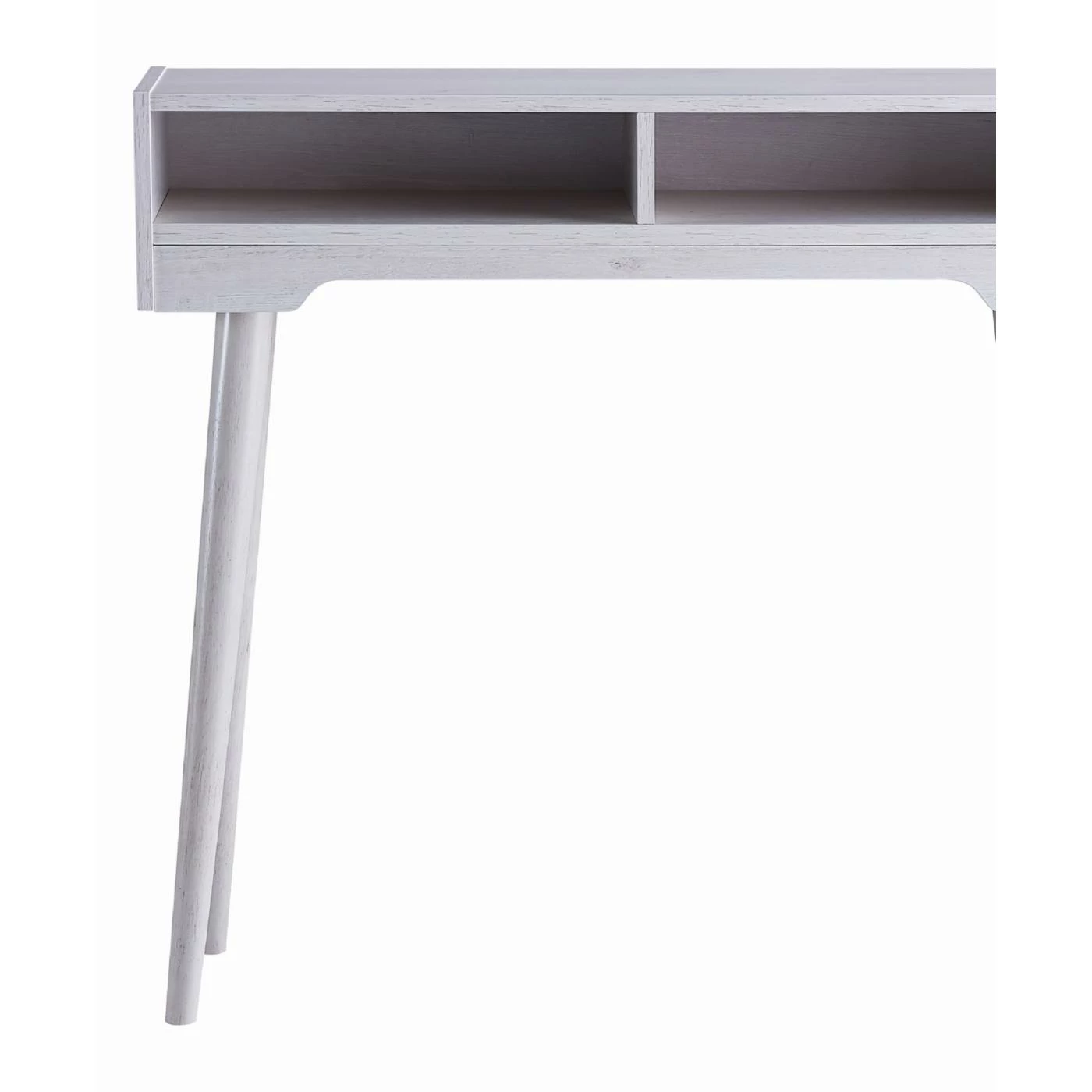 Brand new π Wood Furniture Of America Funkhouser Mid-Century 2-Shelf Console Table - Weathered Walnut π₯ - Image 6