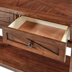 New 😉 Wood Weston Home Burleson Sofa Table 💯 11 New 😉 Wood Weston Home Burleson Sofa Table 💯 -Convenience Concepts Shop detail3HME3702