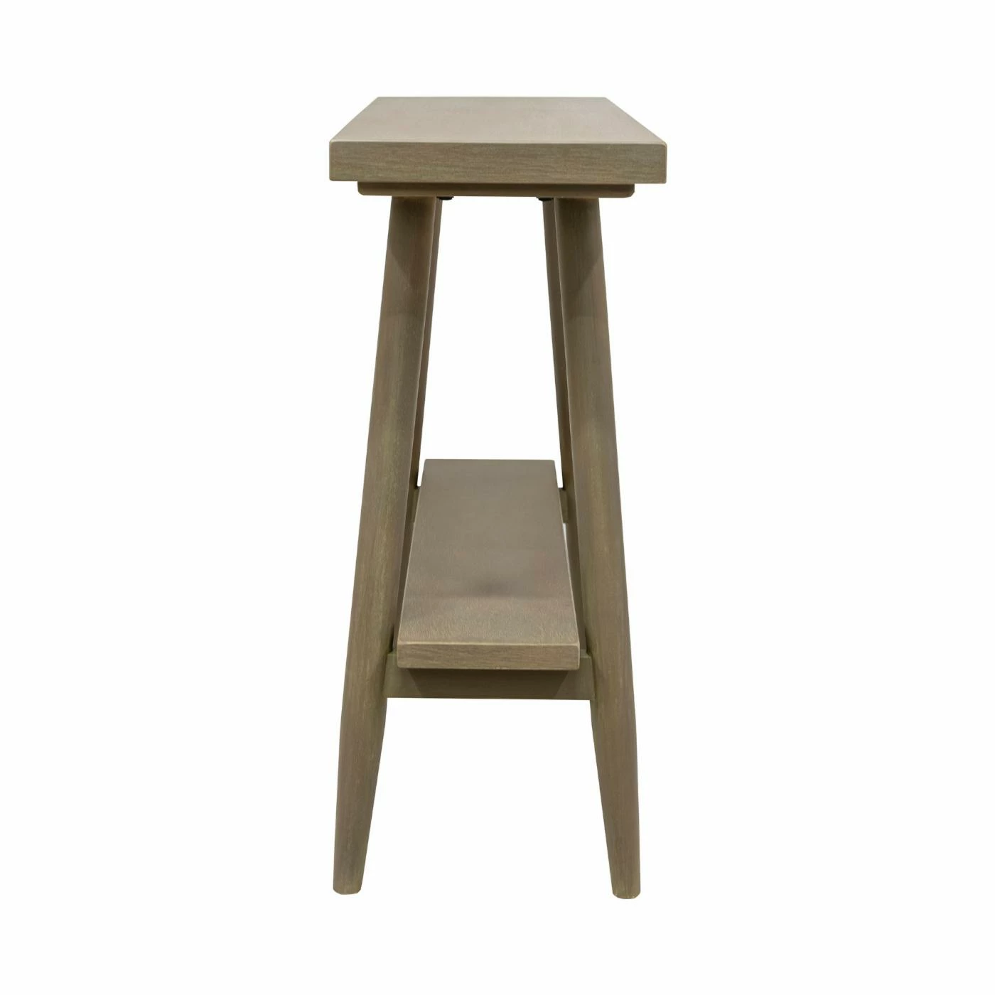 Promo 👏 Wood East At Main Eddard Splay Leg Console Table - Grey 🛒 4 Promo 👏 Wood East At Main Eddard Splay Leg Console Table - Grey 🛒 - Image 4