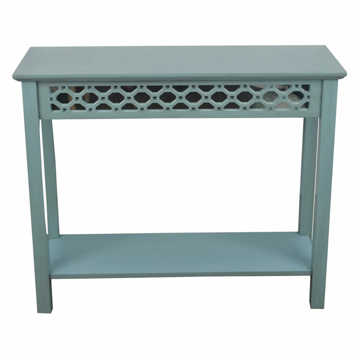 Best Pirce π€© Wood Decor Therapy Mirrored Console Table π - Image 6