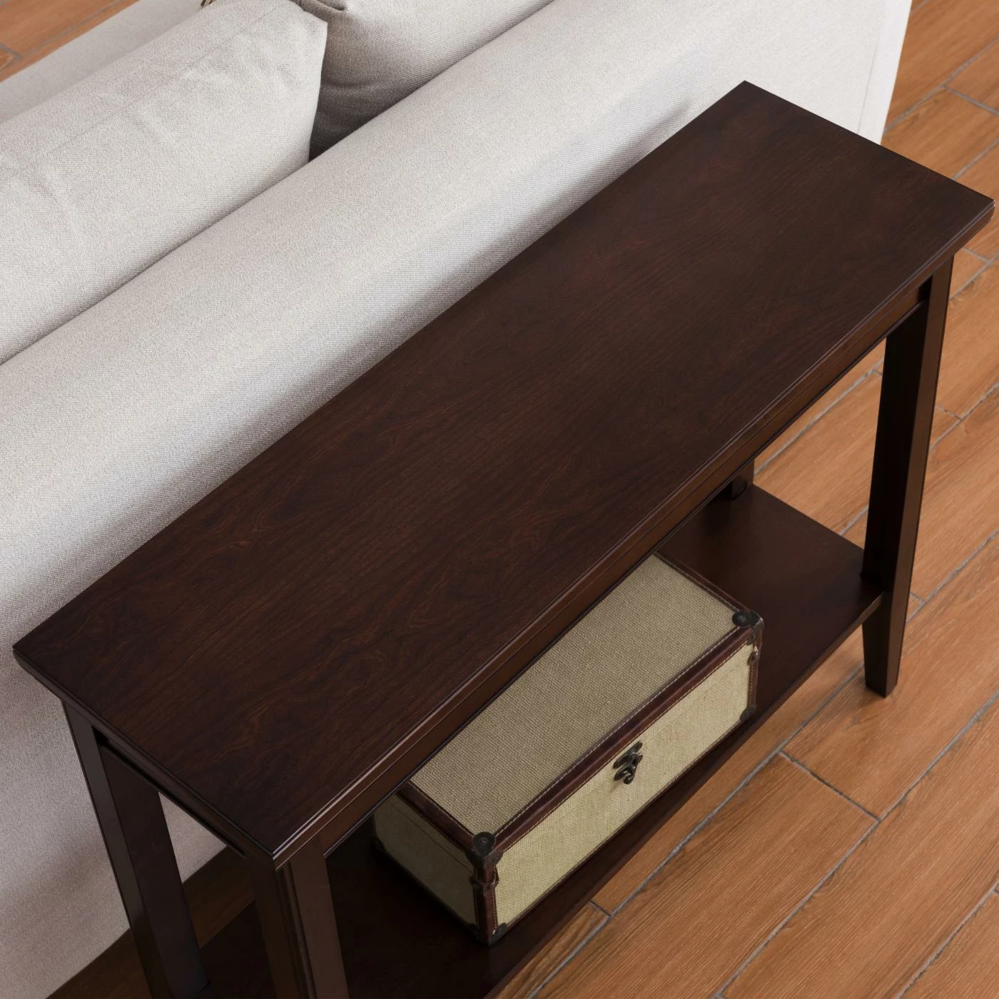 Cheap π Wood Leick Home Laurent Console Hall Stand With Shelf, Chocolate Cherry β¨ - Image 6