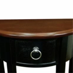 Coupon ⌛ Wood Leick Home Slate Demilune Hall Stand 🛒 -Convenience Concepts Shop detail3LEI356
