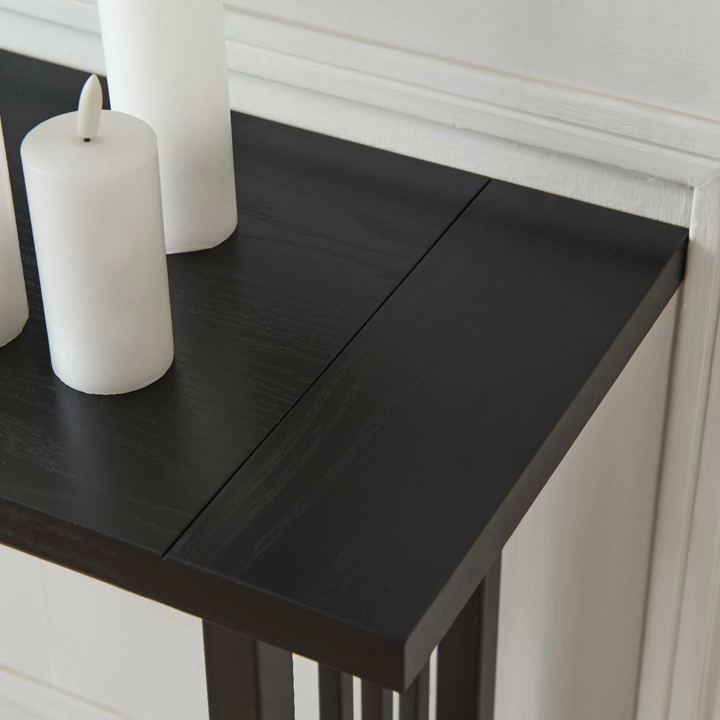 Budget π Metal Leick Home Ironcraft Console Table - Black Wash π - Image 6