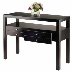 Outlet 🥰 Wood Winsome Trading Copenhagen Console Table ✨ 13 Outlet 🥰 Wood Winsome Trading Copenhagen Console Table ✨ -Convenience Concepts Shop detail3WI833