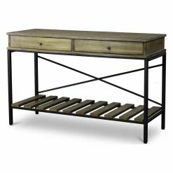 Discount 🎉 Metal Baxton Studio Newcastle Console Table 🥰 11 Discount 🎉 Metal Baxton Studio Newcastle Console Table 🥰 -Convenience Concepts Shop detail3WSI3393