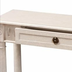 Hot Sale 🎉 Wood Baxton Studio Ariella Country Cottage Farmhouse 1 Drawer Console Table 👏 -Convenience Concepts Shop detail3WSI3998