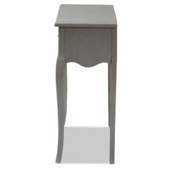 Flash Sale ⌛ Wood Baxton Studio Capucine French Country Cottage 2 Drawer Console Table 🧨 -Convenience Concepts Shop detail3WSI4338