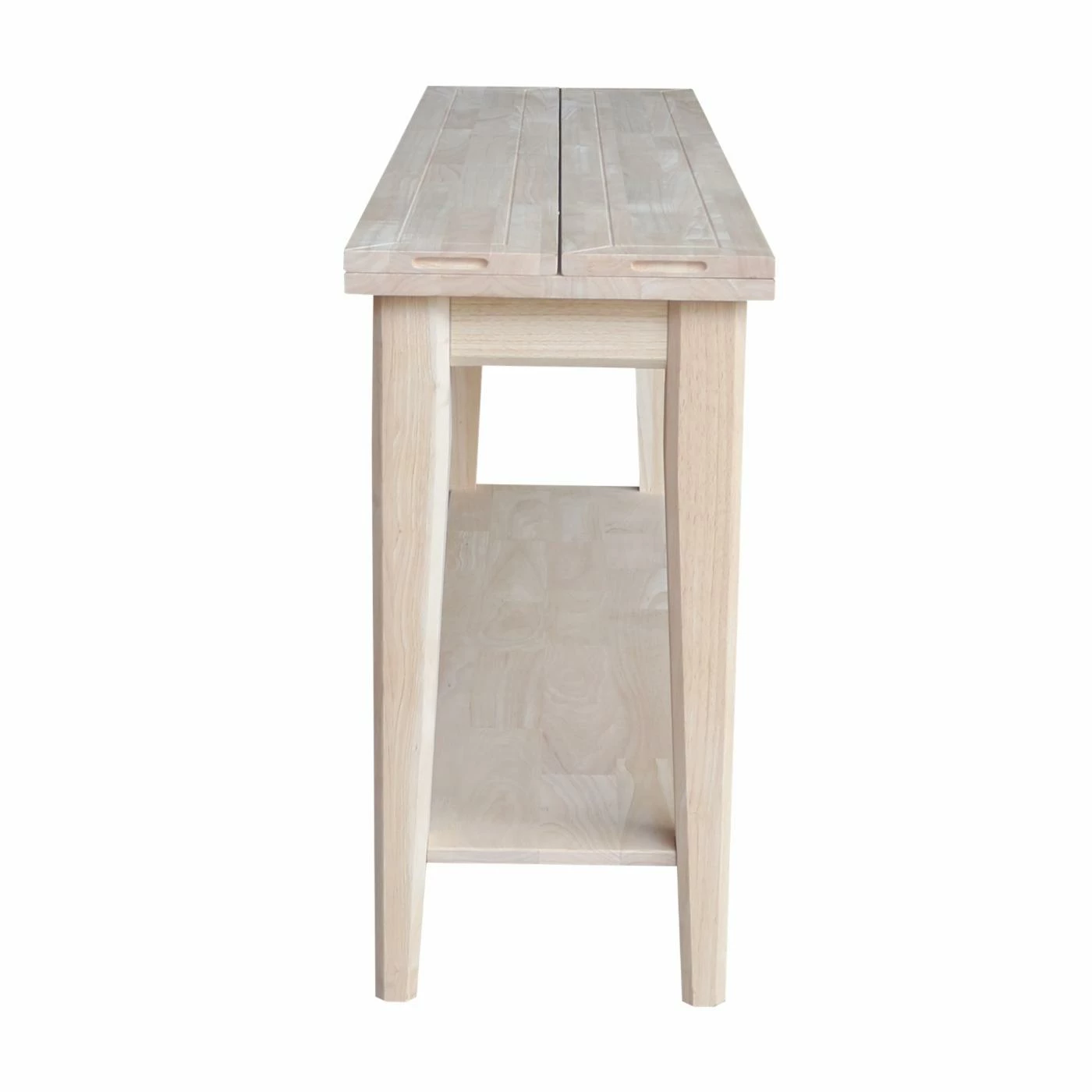 Best Pirce π Wood International Concepts Prevail Flip Open Console/Sofa Table - Unfinished π - Image 5