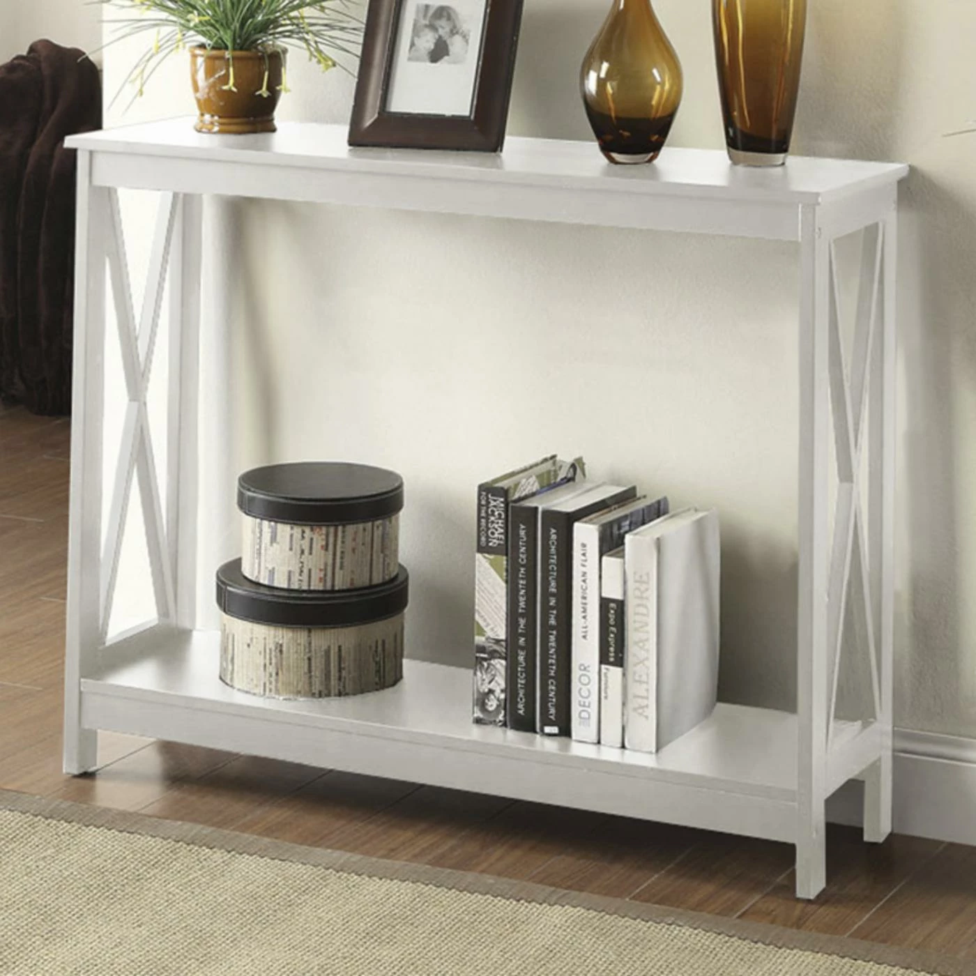 Budget 😉 Wood Convenience Concepts Oxford Rectangle Console Table 👍 7 Budget 😉 Wood Convenience Concepts Oxford Rectangle Console Table 👍 - Image 7