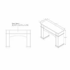 Flash Sale 🎁 Wood Furniture Of America Rosebud Contemporary 1-Shelf Console Table 🤩 13 Flash Sale 🎁 Wood Furniture Of America Rosebud Contemporary 1-Shelf Console Table 🤩 -Convenience Concepts Shop detail4ENLB5434