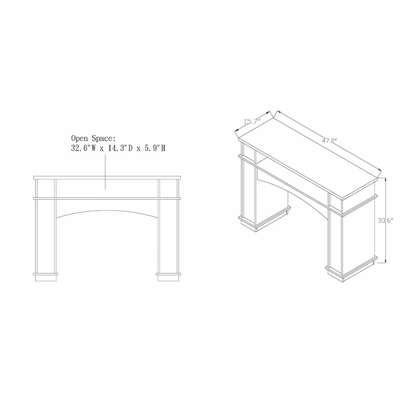 Flash Sale 🎁 Wood Furniture Of America Rosebud Contemporary 1-Shelf Console Table 🤩 7 Flash Sale 🎁 Wood Furniture Of America Rosebud Contemporary 1-Shelf Console Table 🤩 - Image 7