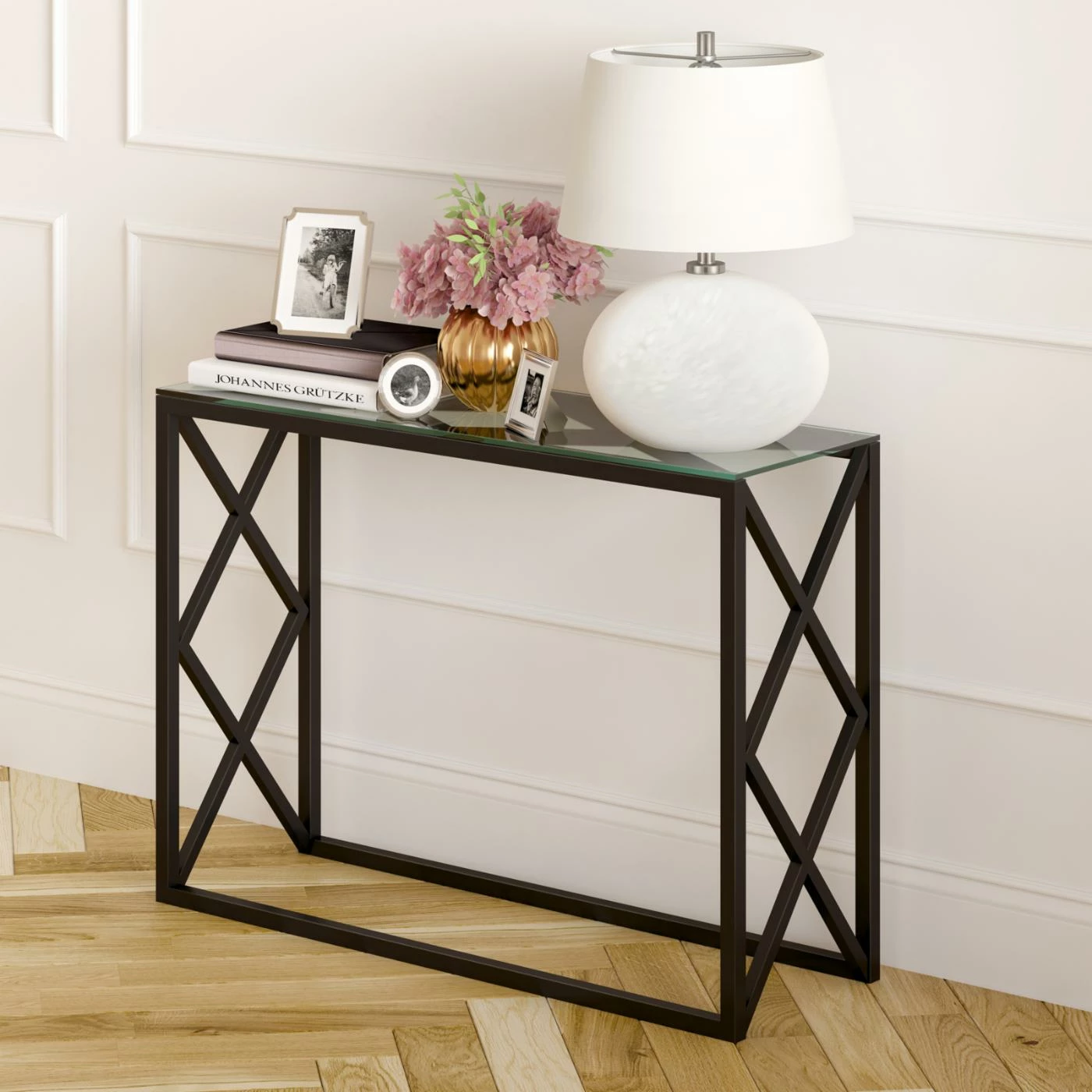 Budget 🔔 Hudson & Canal Metal Hudson & Canal Dixon Console Table 🔥 - Image 7