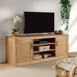 Outlet ✔️ Wood Linon Vincent 2-Door Console Table - Matte Maple ❤️ 13 Outlet ✔️ Wood Linon Vincent 2-Door Console Table - Matte Maple ❤️ -Convenience Concepts Shop detail4LHD2509
