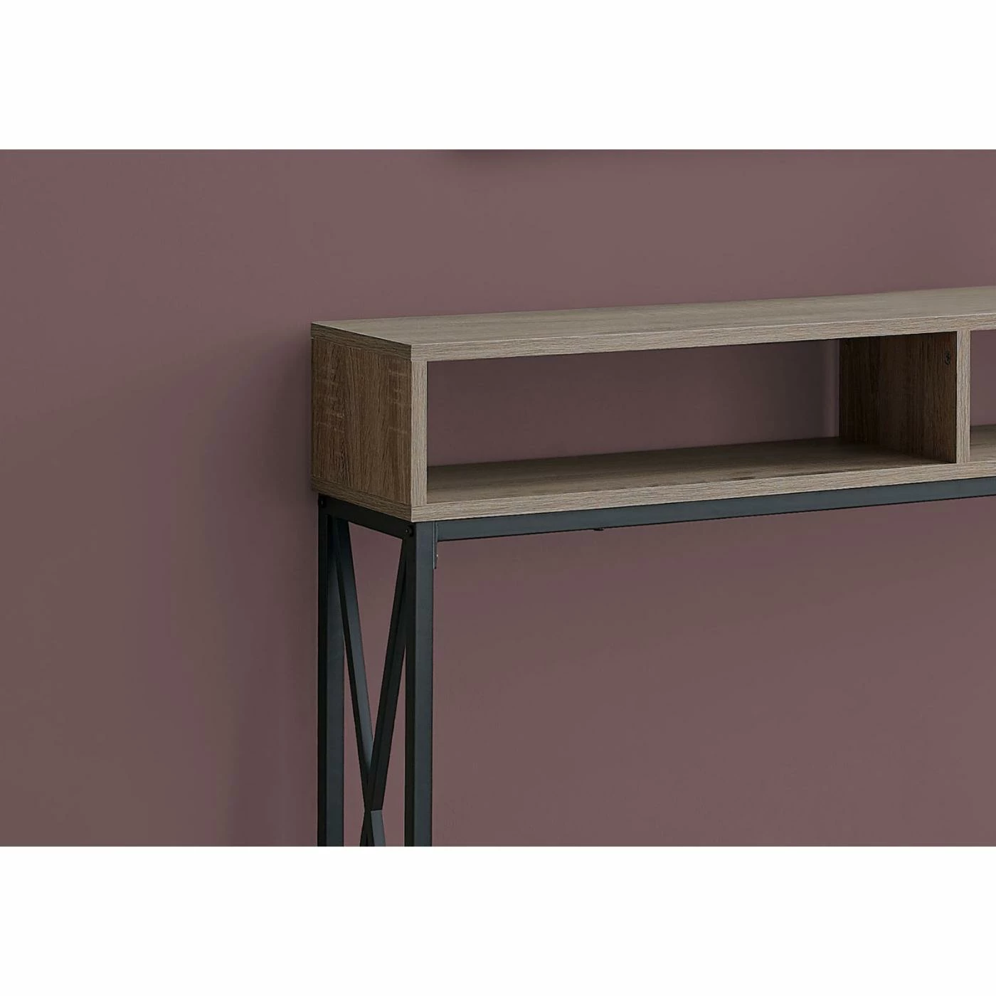 Top 10 π Metal Monarch Specialties Industrial Cross Console Table 𧨠- Image 7