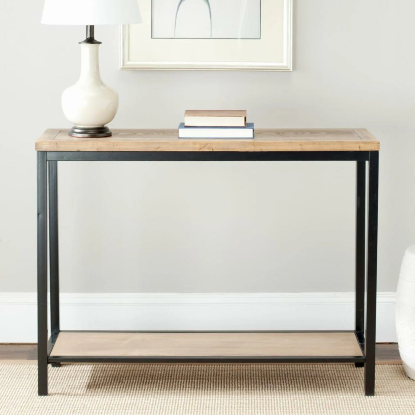 Coupon ✨ Metal HN Home Elwood Modern Farmhouse Console Table ✔️ - Image 7