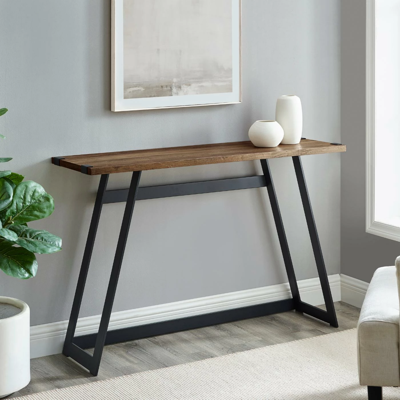 Cheapest ✨ Metal Manor Park Urban Industrial Console Table 🌟 - Image 7