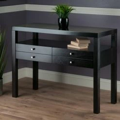 Outlet 🥰 Wood Winsome Trading Copenhagen Console Table ✨ 14 Outlet 🥰 Wood Winsome Trading Copenhagen Console Table ✨ -Convenience Concepts Shop detail4WI833