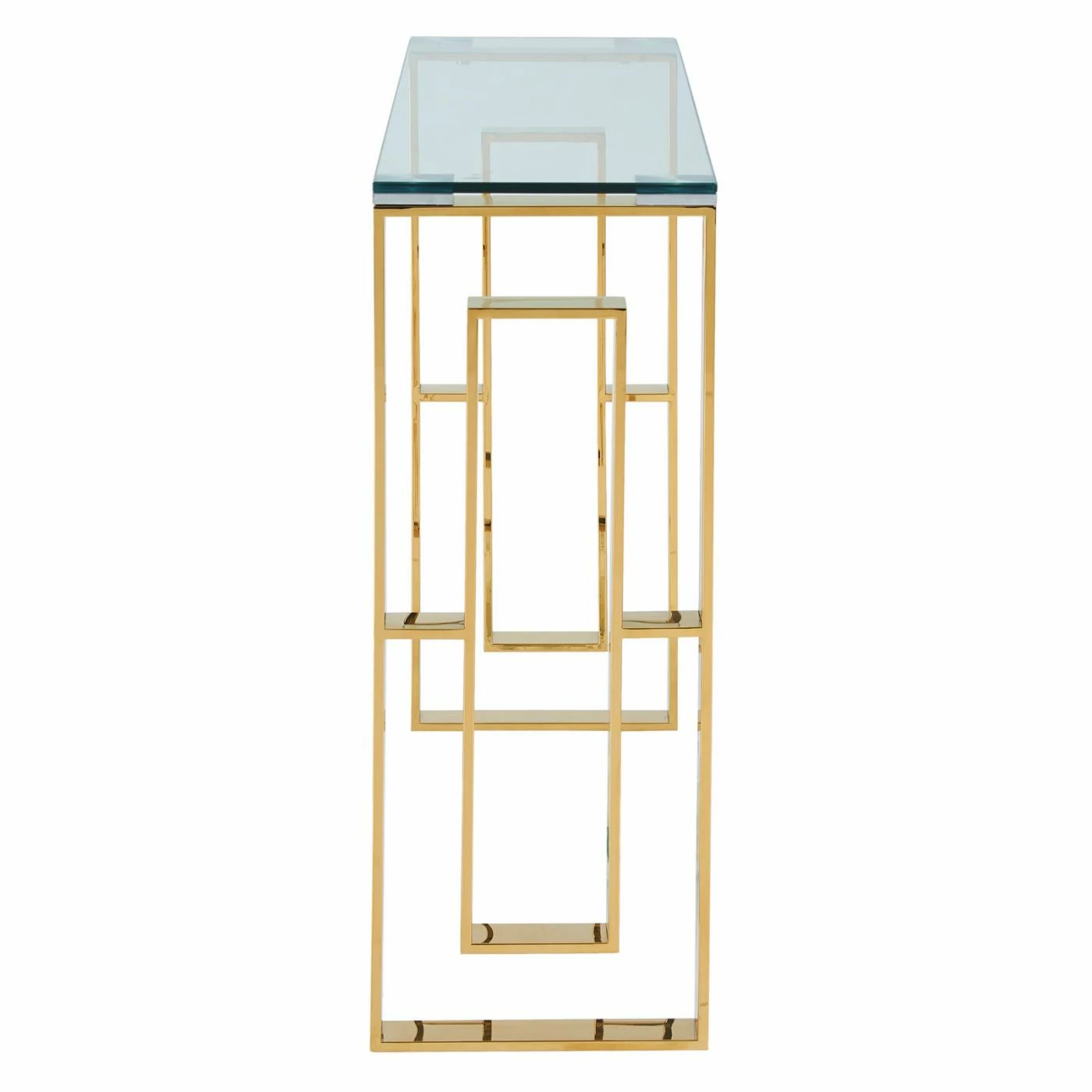 Discount ๐ Metal !nspire Stainless Steel Block Design Console Table โ - Image 7