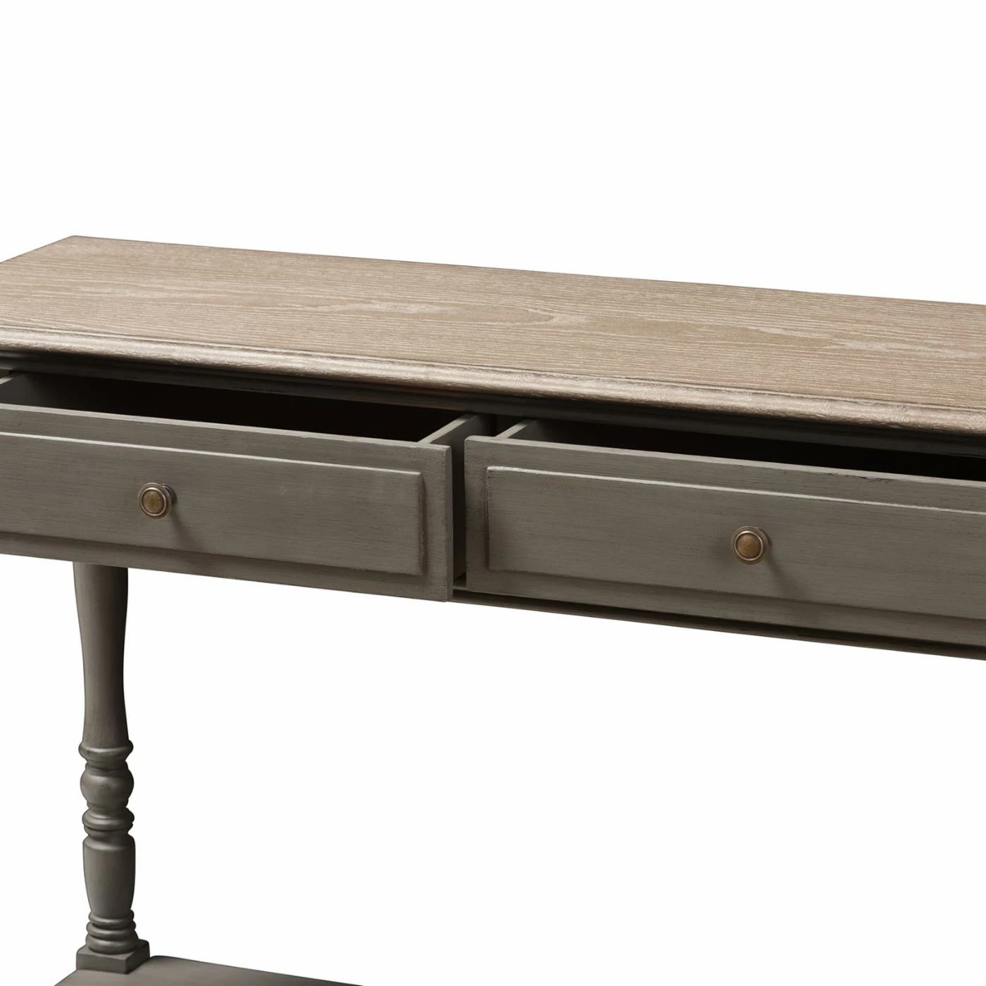 Flash Sale 🌟 HumbleNest Woods Farmhouse / Cottage 2 Drawer Cottage Console Table 🎉 - Image 7