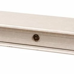 Hot Sale 🎉 Wood Baxton Studio Ariella Country Cottage Farmhouse 1 Drawer Console Table 👏 -Convenience Concepts Shop detail4WSI3998