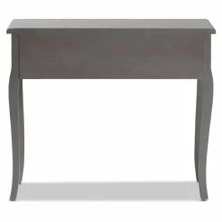 Flash Sale ⌛ Wood Baxton Studio Capucine French Country Cottage 2 Drawer Console Table 🧨 -Convenience Concepts Shop detail4WSI4338