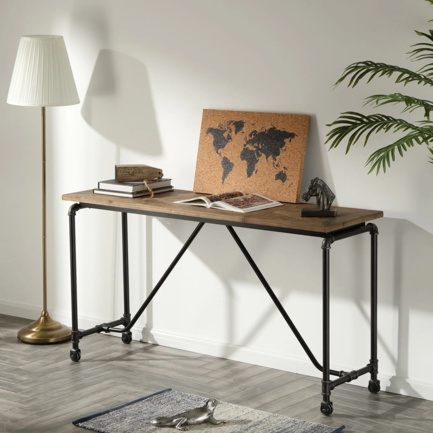 Outlet ๐ Metal Burnham Home Designs Cornelia Console Table โค๏ธ - Image 8
