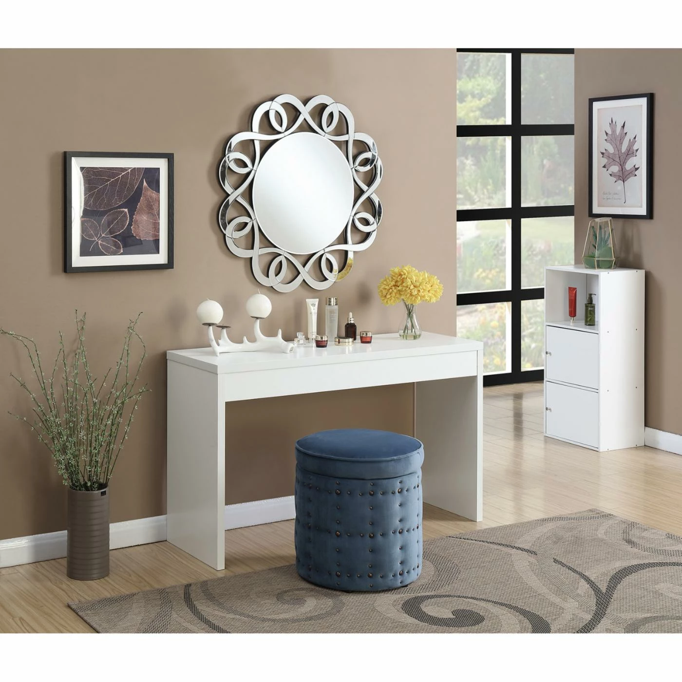 Deals 😉 Wood Convenience Concepts Northfield Wall Console Table 😉 8 Deals 😉 Wood Convenience Concepts Northfield Wall Console Table 😉 - Image 8