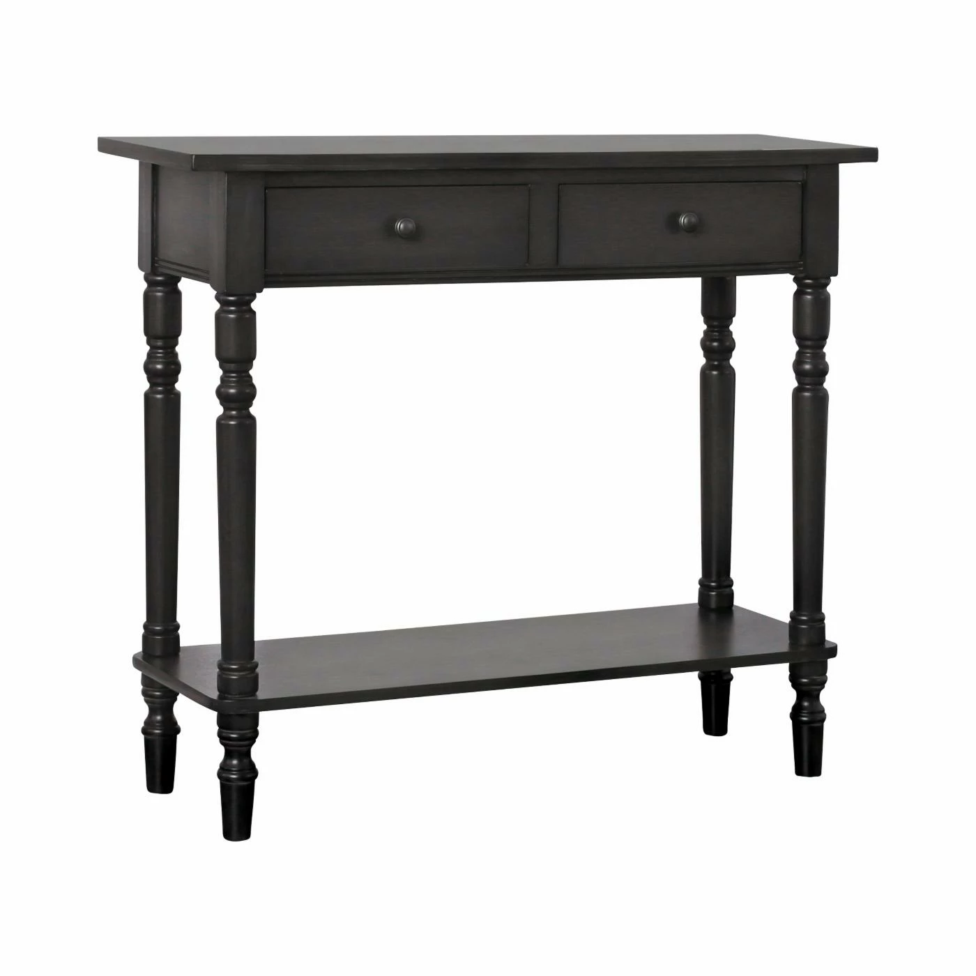Promo ❤️ Furniture Of America Valor Wood 2 Drawer Console Table 🤩 - Image 8